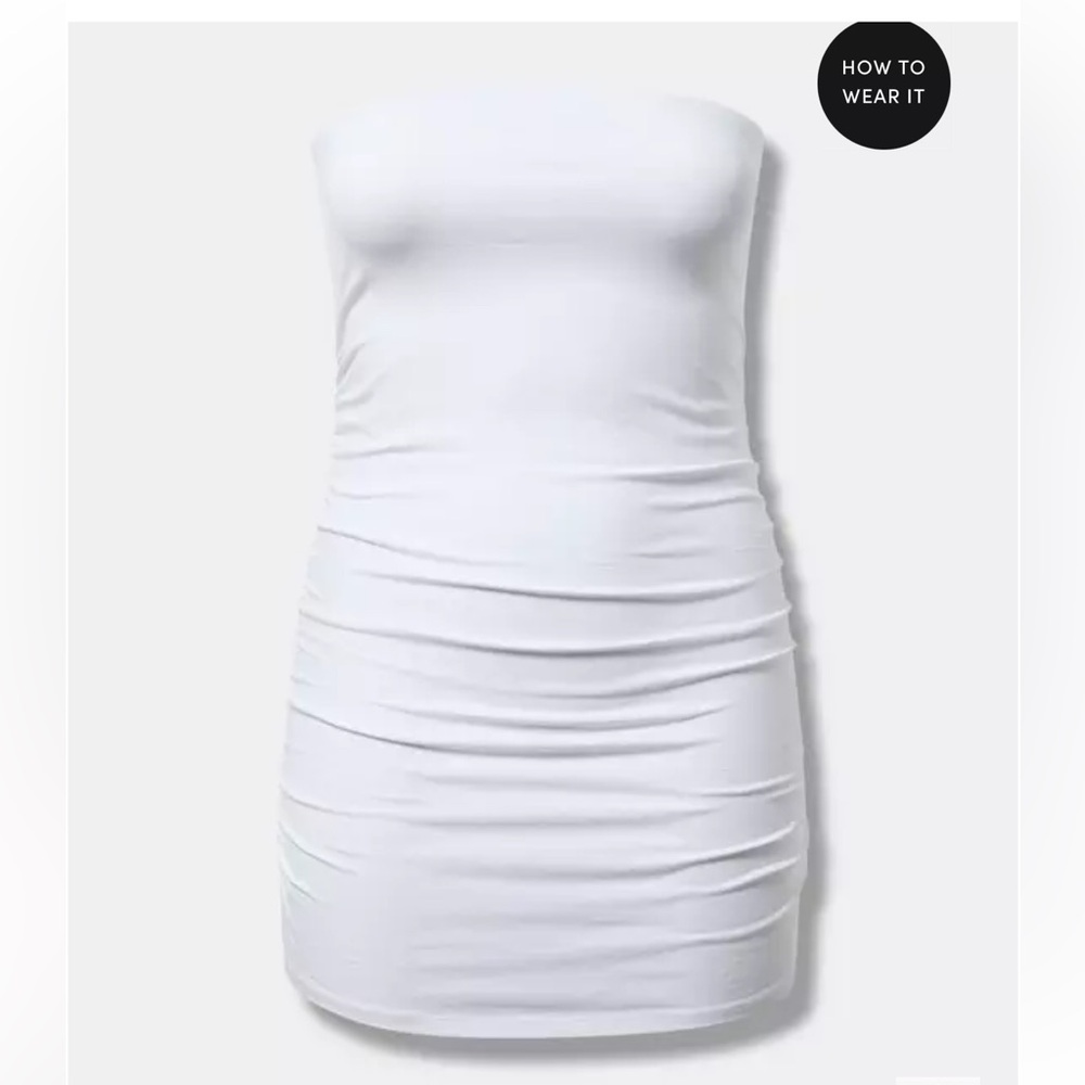 Torrid Foxy Ruched Tube Top - Picture 4 of 7